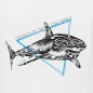 T-shirt Bio Femme "Le Requin Blanc"