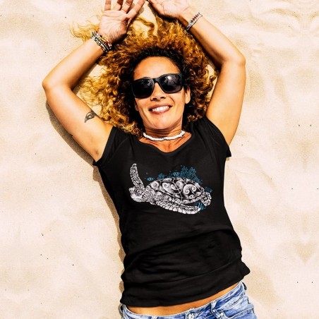 T-shirt Bio Femme "La tortue marine"