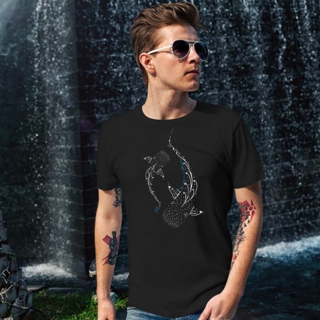 Men's Organic T-shirt "Whale sharks"