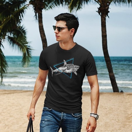 Men's Organic T-shirt "The White Shark"