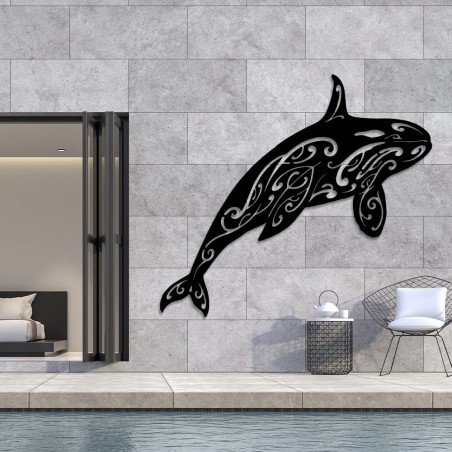 Decoración de pared metálica - ORCA
