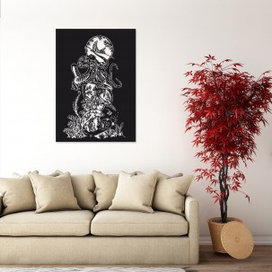copy of Metal wall decoration - Coral painting